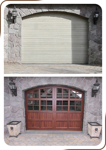 Garage Door Repair before and after